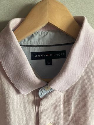 Polo Tommy Hilfiger Rosa Talla XL