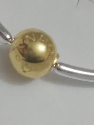 Pulsera Pandora Plata 925 Bicolor