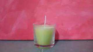 Vela artesanal aromática de cristal