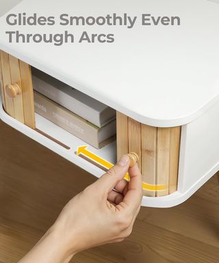 Mesitas de Noche Flotantes de bambú (pack de 2)