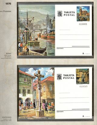 Collezione 1976 Francobolli Spagna anno 1976