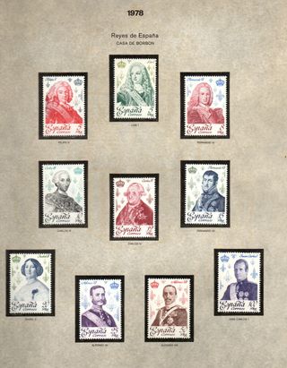 Collezione 1978 Francobolli Spagna, anno 1978