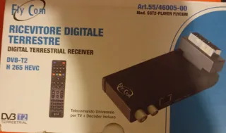 Receptor TDT Fly Com DVB-T2 H.265 HEVC