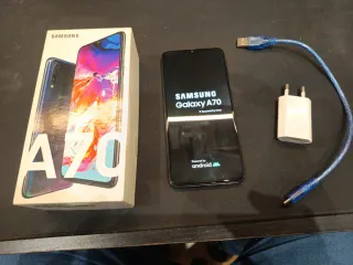 Samsung Galaxy A70 128GB Negro + Carcasa