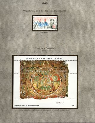 Collezione 1980 Francobolli Spagna anno 1980