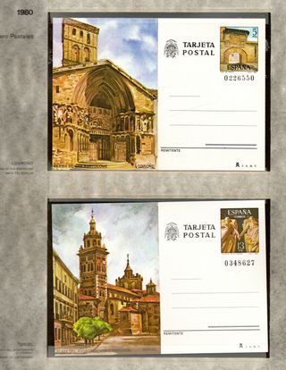 Collezione 1980 Francobolli Spagna anno 1980