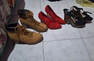 Set 3 paia scarpe donna Tg 36