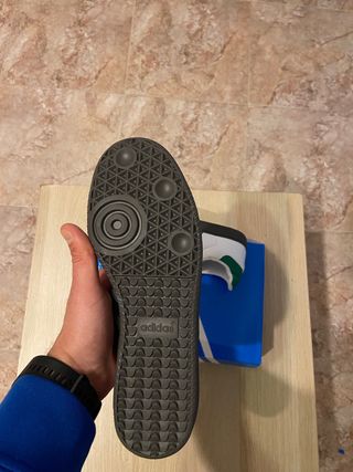 Zapatillas Adidas Samba Blancas y Verdes