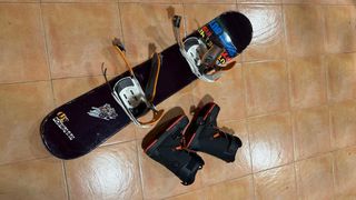 Tabla de Snow con Botas y Fijaciones