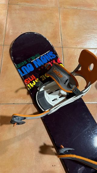 Tabla de Snow con Botas y Fijaciones