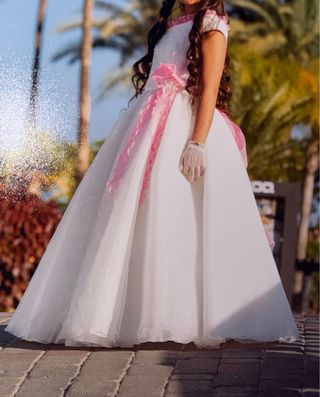 Vestido de Comunión Creaciones Marigar. Talla 115