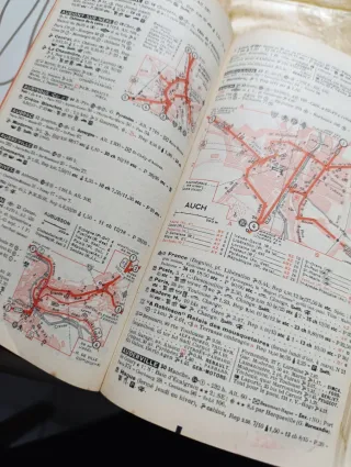 Libro Guida Michelin Francia 1966