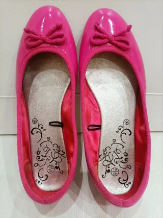 Bailarinas fucsia charol