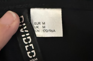 Top H&M estampado serpiente M