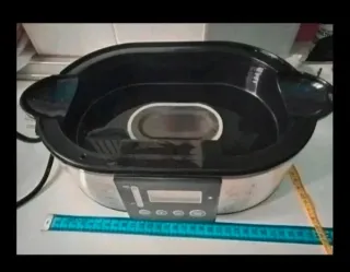 Olla eléctrica de vapor de 2 pisos.