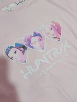 Camiseta Huntrix Kpop Demon Hunters Guerreras Kpop