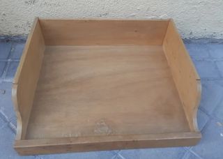 Cajones antiguos de madera maciza para armario