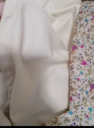 Vestido floral beige y rosa