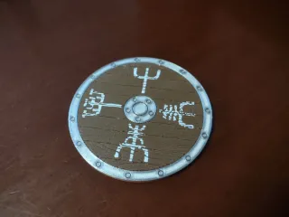 Set Posavasos Vikingos Escudo