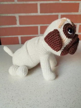 Perro Carlino Amigurumi