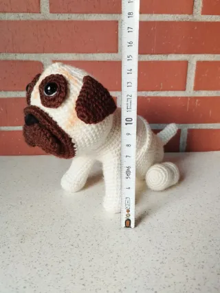 Perro Carlino Amigurumi