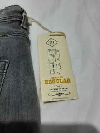 Vaqueros grises hombre talla 50 sin estrenar