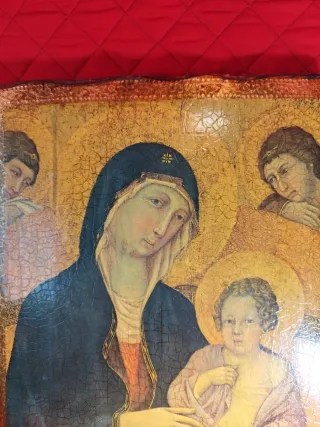 Quadro Madonna con Bambino e Angeli