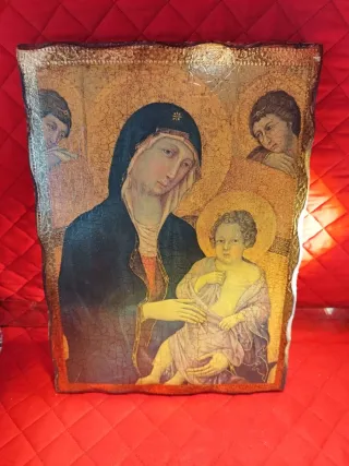Quadro Madonna con Bambino e Angeli