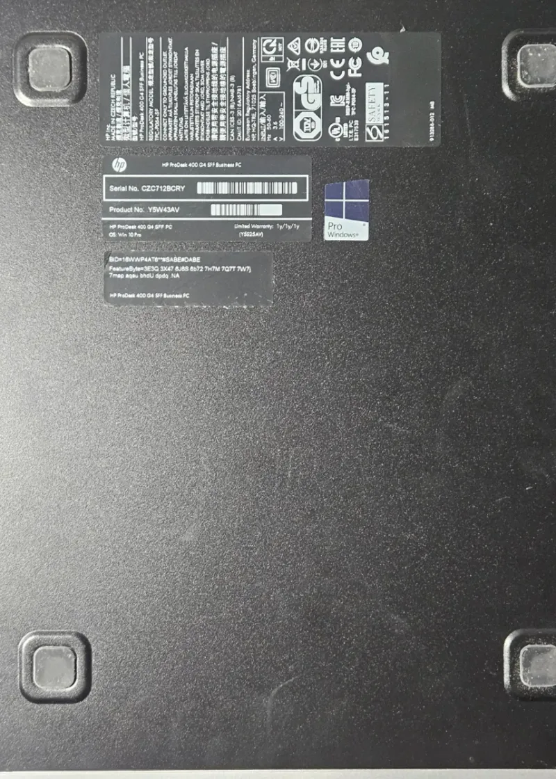 HP ProDesk 400 G4 SFF Ordenador Sobremesa afbeelding 6