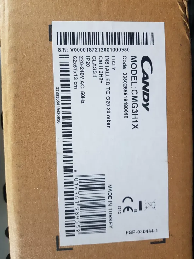 Encimera Candy Gas y Eléctrica