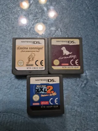 Lote 3 Juegos Nintendo DS: Cocina, Perros, Astérix