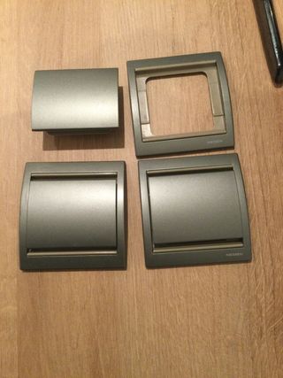 Mecanismos Niessen Olas Acero Perla