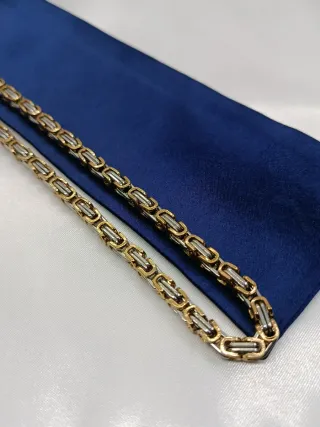 Collar Acero Inoxidable Bicolor