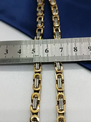 Collar Acero Inoxidable Bicolor