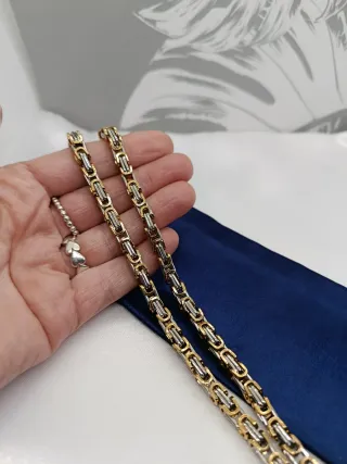 Collar Acero Inoxidable Bicolor