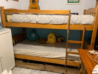 Cama litera madera