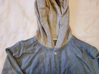 Camisa Vaquera Capucha H&M T.170 (Hombre XS)