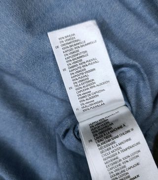 Camisa Vaquera Capucha H&M T.170 (Hombre XS)