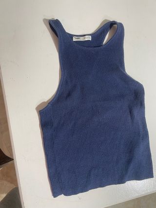 Camiseta Pull&Bear azul talla M
