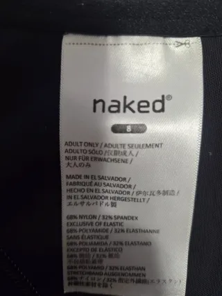 Gilet da running Naked misura 8