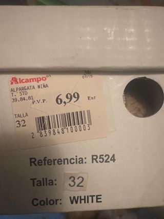 Alpargatas florales blancas niña