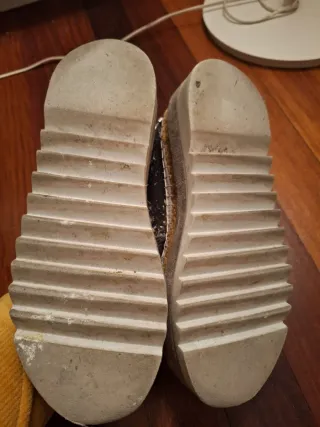 Botas Mou plateadas con lentejuelas