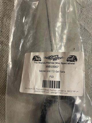 Aforador de combustible para Mini Clásico