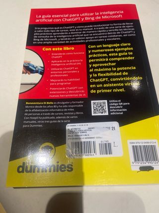 Libro ChatGPT para dummies