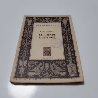 LIBRO ANTIGUO 1942 EL CONDE LUCANOR