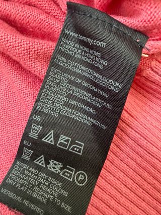 Jersey Tommy Hilfiger Rosa Talla L