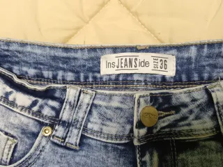 Shorts vaqueros niña con encaje