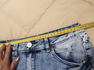 Shorts vaqueros niña con encaje