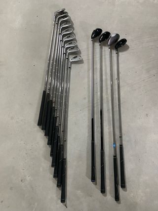 Set de palos de golf para zurdos