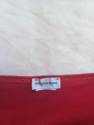 Corsetto bustier Intimissimi rosso vibrante-satin